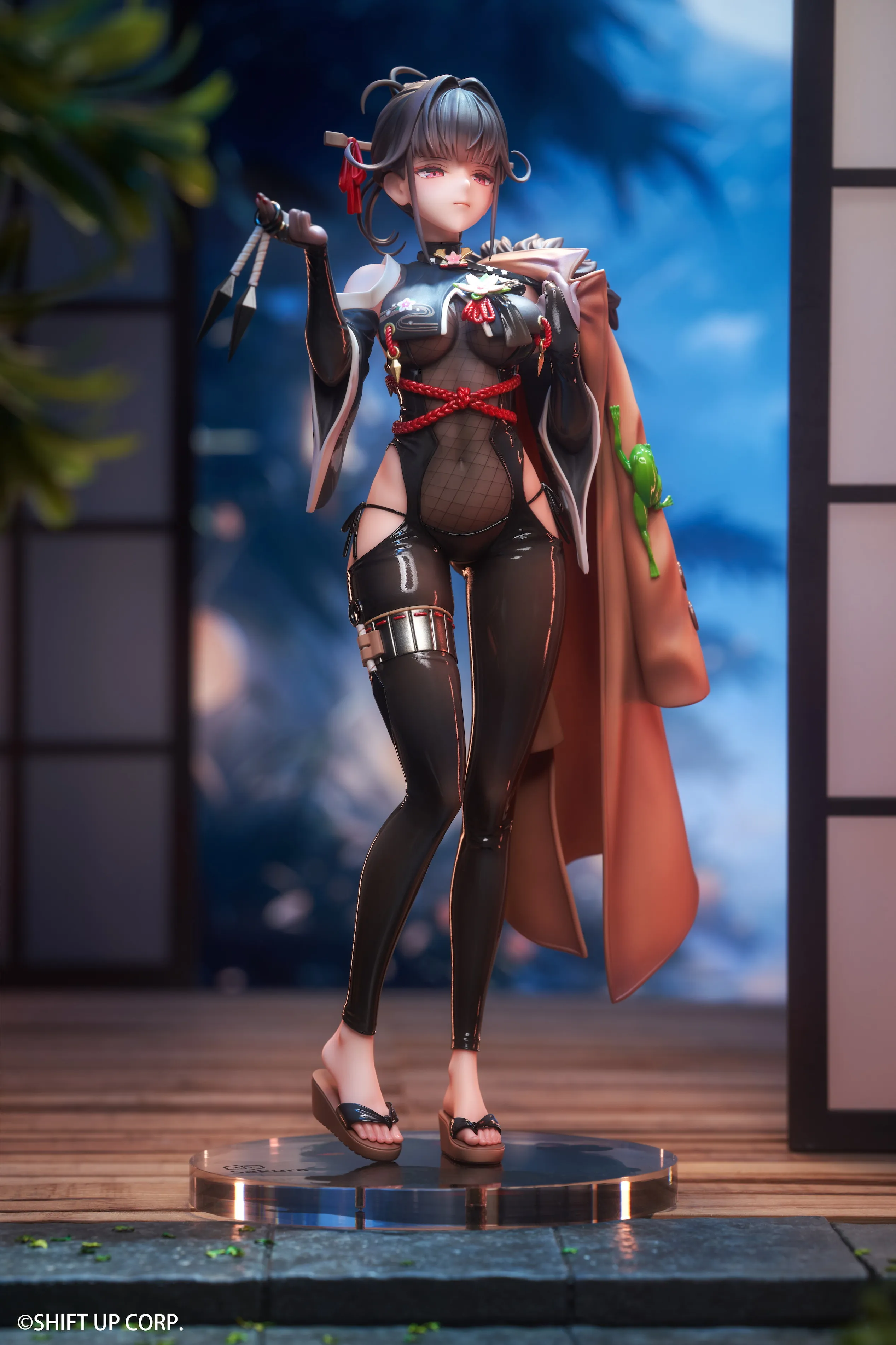 サクラ 黒夜密行 勝利の女神:NIKKE(ニケ) 1/7 完成品 フィギュア HOBBY SAKURA(ホビーサクラ) Hobby sakura 勝利の女神：NIKKE 1/7 サクラ 黒夜密行 豪華版