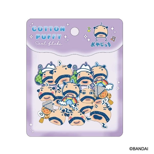 コットンパフィーシールフレーク たまごっち おやじっち クラックス