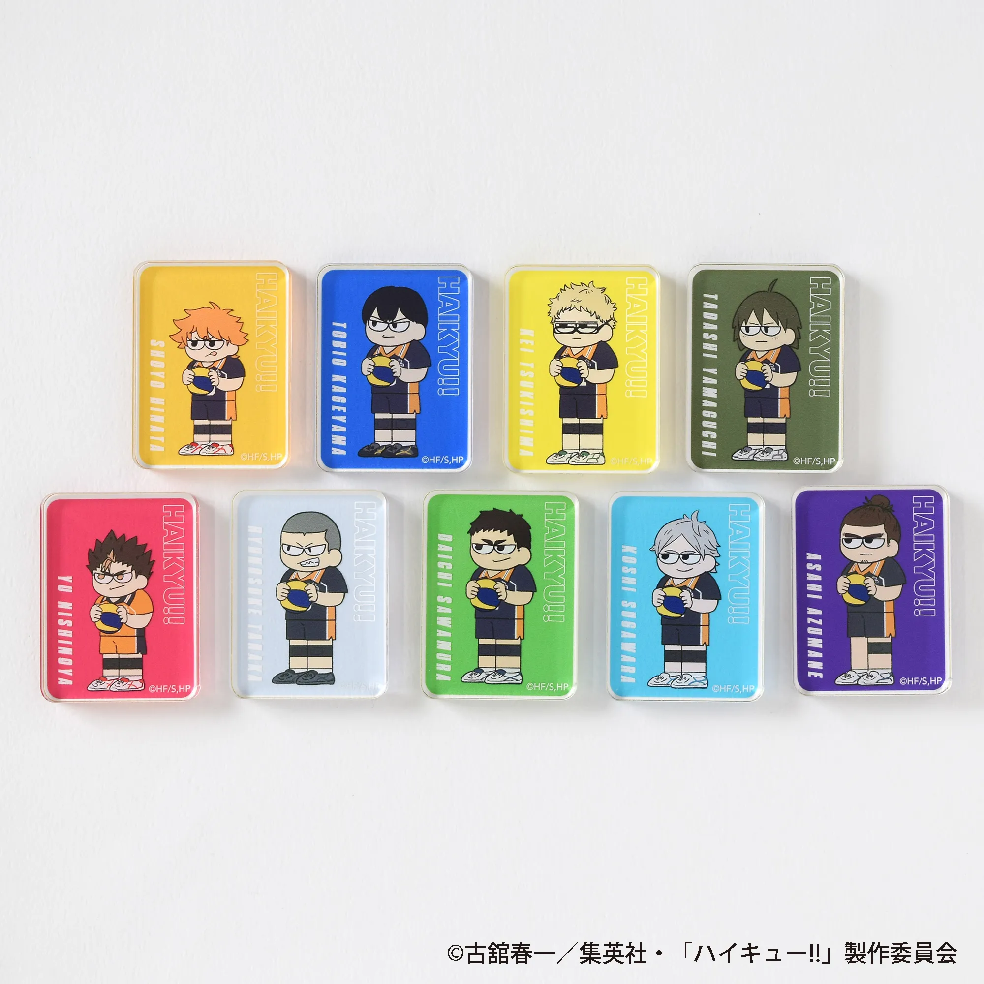 【期間限定値下げ中】ハイキュー　ジロリトレーディングアクリルブロック　セット売り 期間限定値下げ中】ハイキュー ジロリトレーディングアクリル