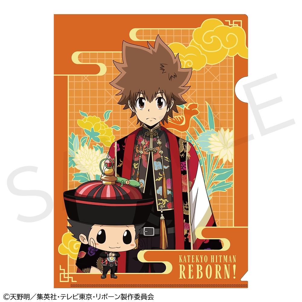 【希少】家庭教師ヒットマンREBORN 沢田綱吉 プリーモ クリアファイル 未開 家庭教師ヒットマン REBORN！ クリアファイル／沢田綱吉: キャラ