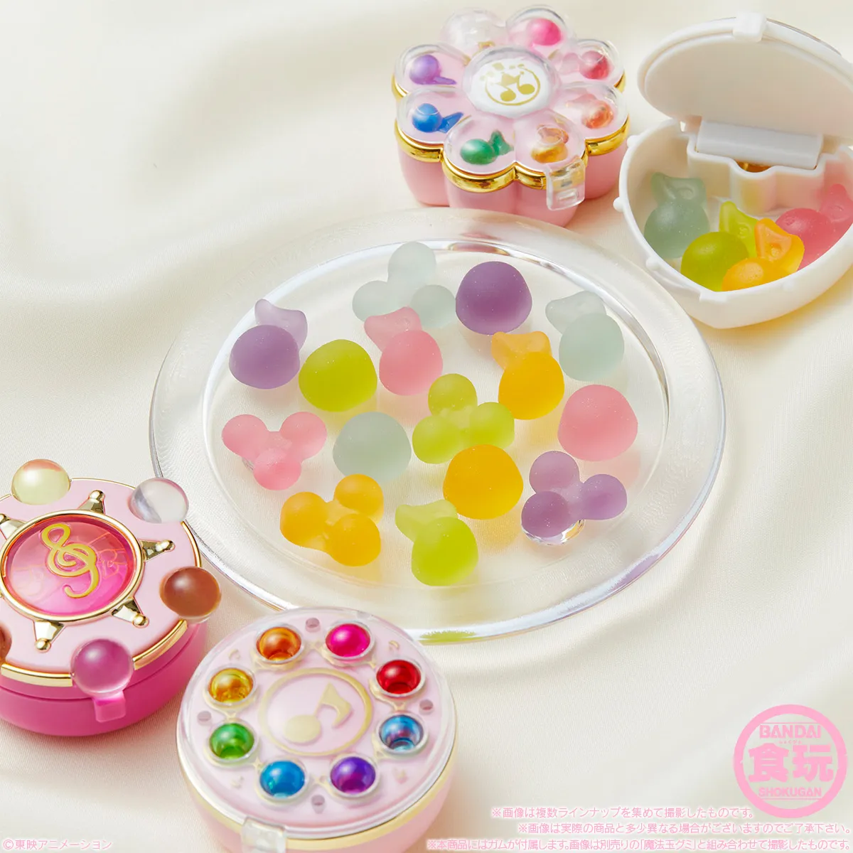 おジャ魔女どれみちゃん３段衣装ケースUSEDレア品 台湾 gracegift おジャ魔女どれみ チェーン付立体コインケース