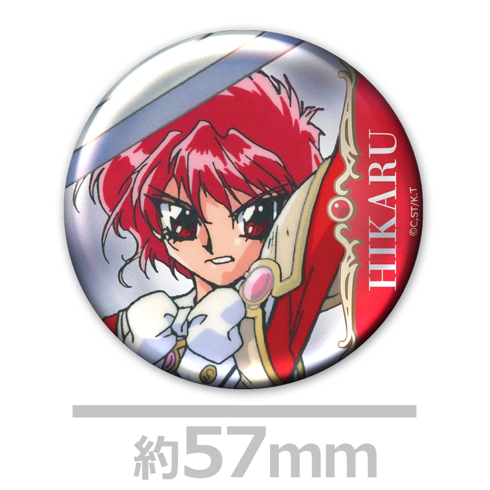 魔法騎士レイアース　カプセルトイ　缶バッジ 予約2026年07月】魔法騎士レイアース メタリック缶バッジ3個セット 光