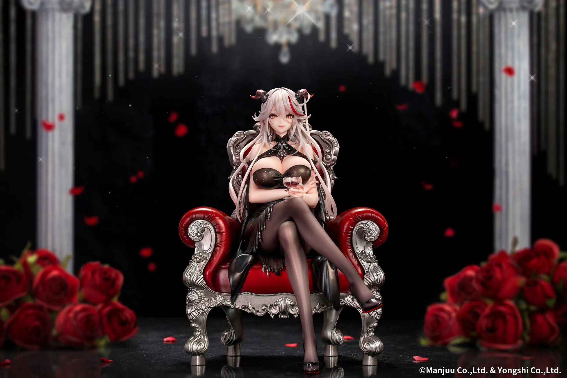 予約2025年03月】アズールレーン エーギル 薔薇色の盛典Ver. 1/7 完成 