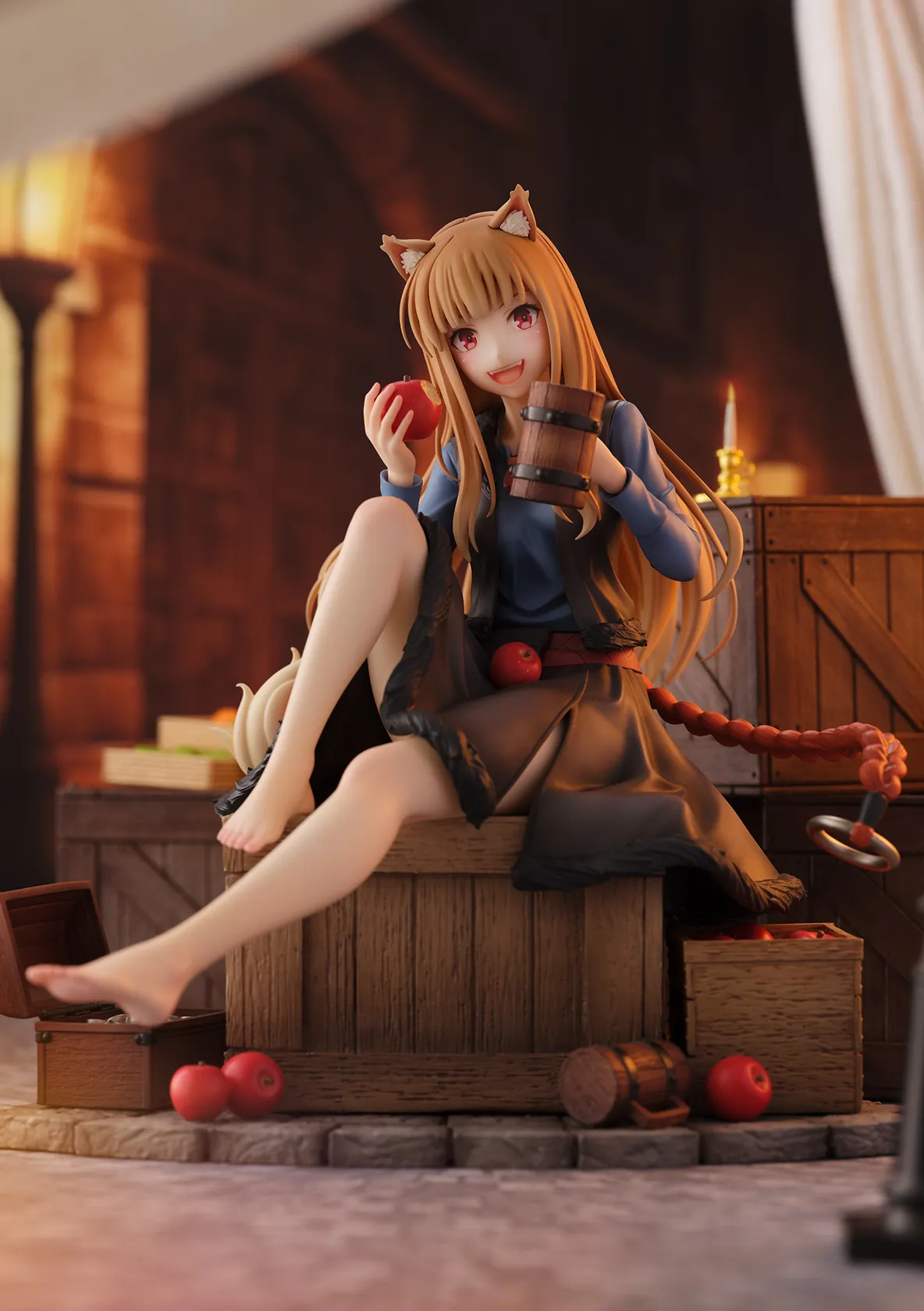 送料無料】狼と香辛料 MERCHANT MEETS THE WISE WOLF ホロ 1/7スケール