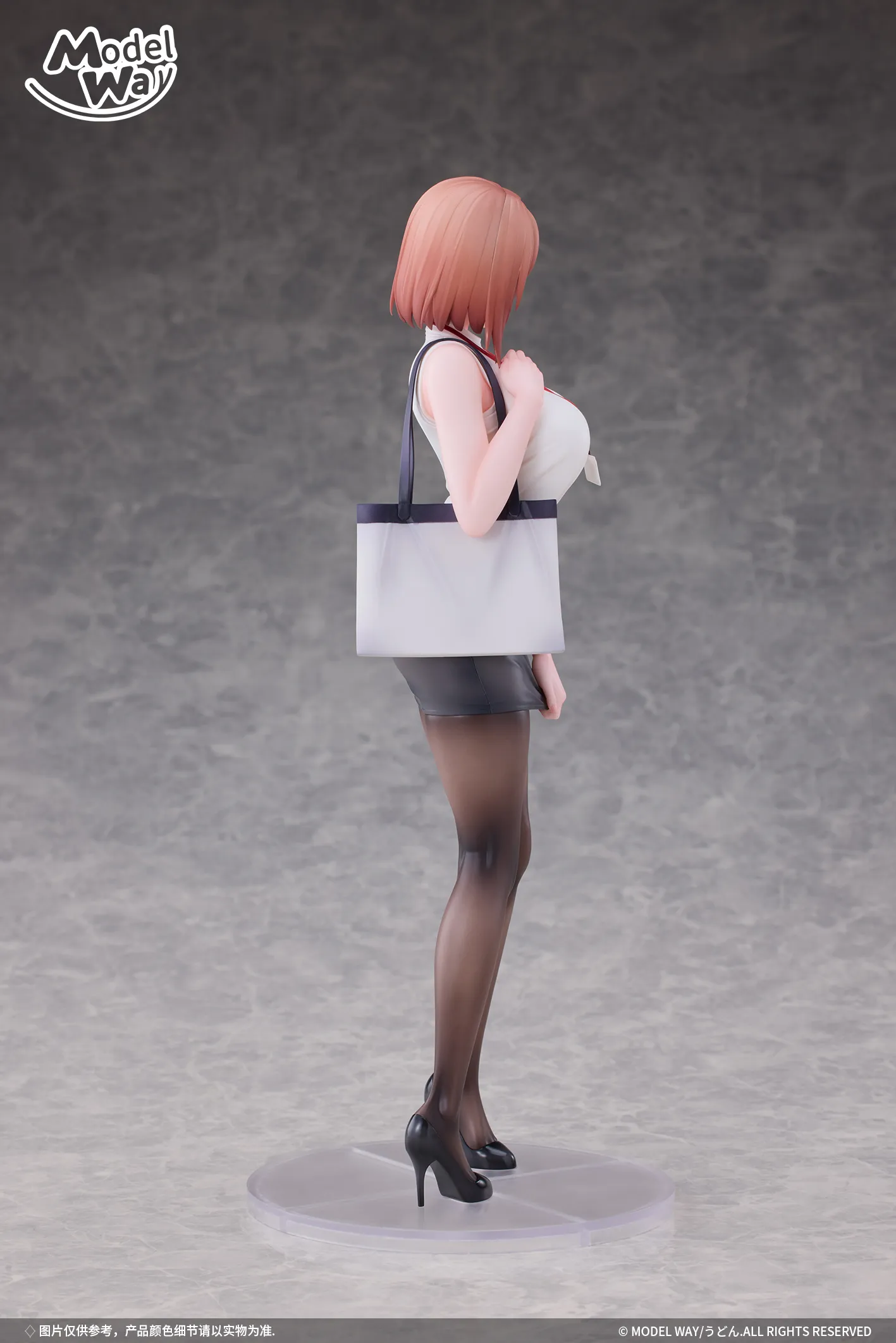 ＭＯＤＥＬWAY OLちゃん1/6比例完成品 イラストレーターbyうどん 予約2025年08月】OLちゃん illustration by うどん。 1/6 完成品