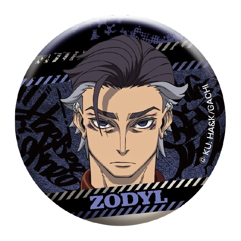 予約2025年12月】ガチアクタ メタリック缶バッジ(ゾディル) アイアップ