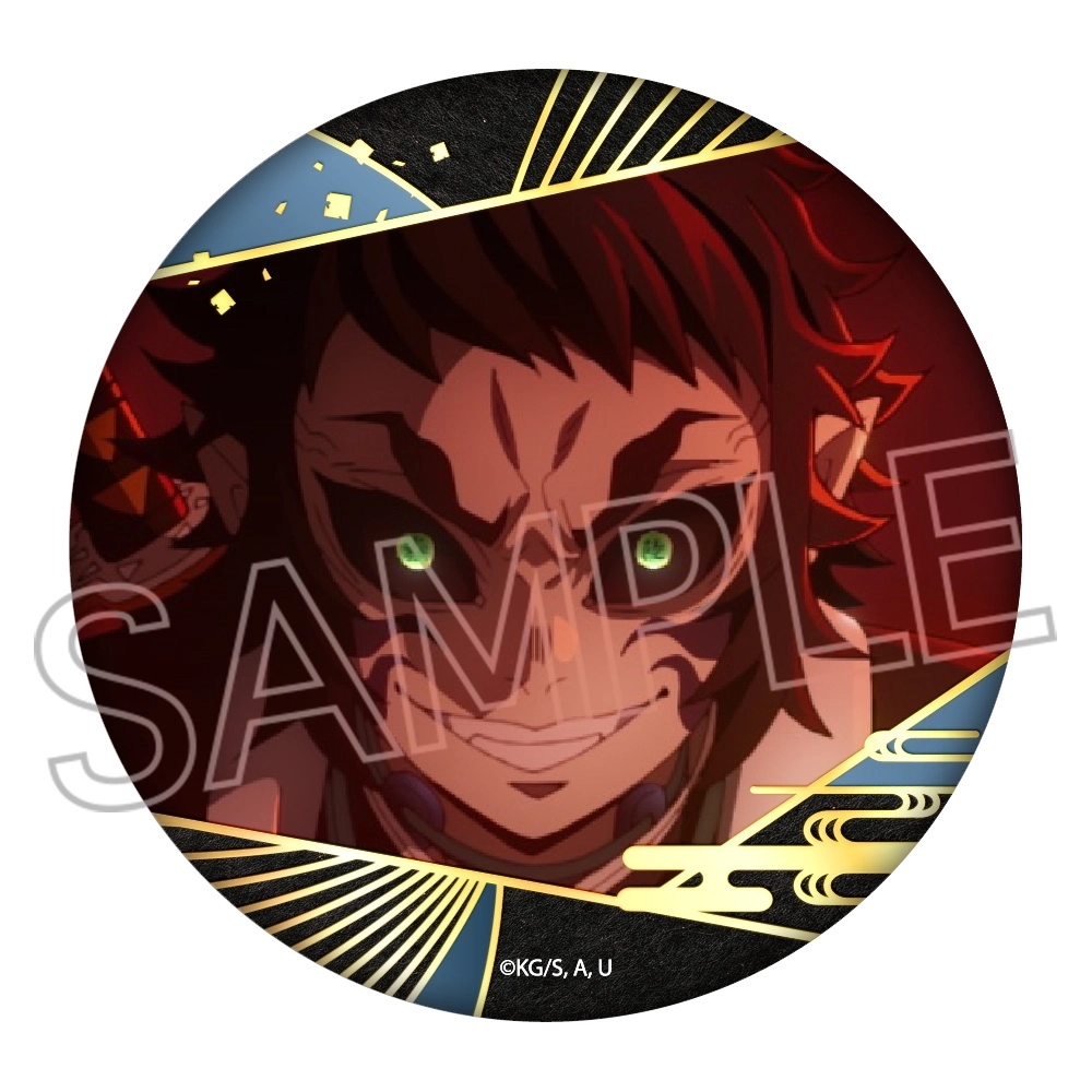 予約2025年12月】鬼滅の刃 箔押し缶バッジ Vol.3 獪岳 ツインクル