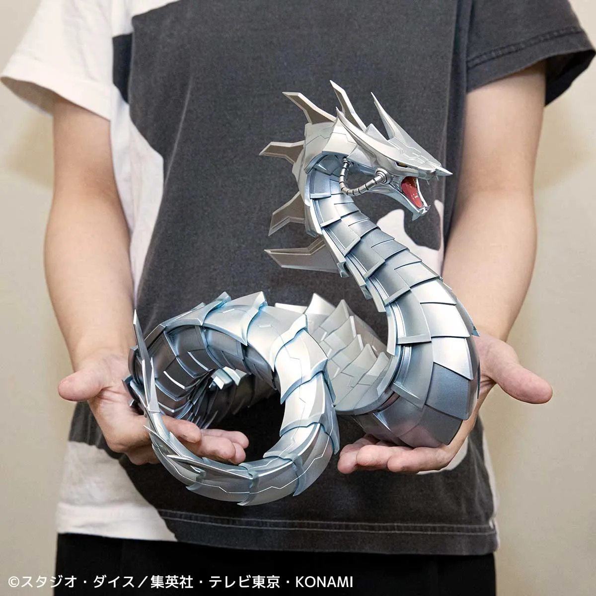 遊戯王 GX サイバー・ドラゴン ビックサイズフィギュア 海洋堂 サイバー・ドラゴン 塗装済み完成品ビックサイズフィギュア