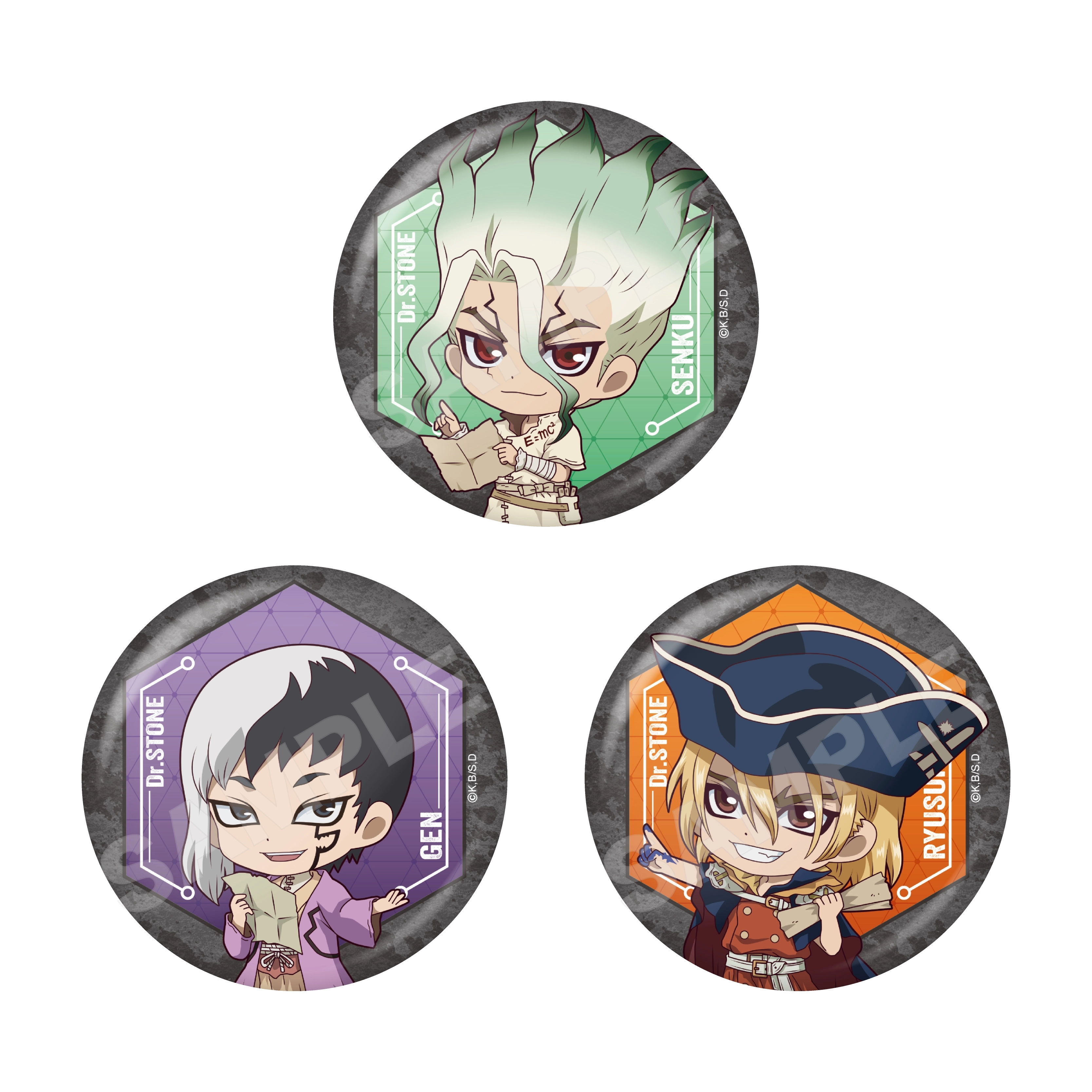 予約2025年12月】Dr.STONE NAVI ME 缶バッジ /01 9パック入りBOX CS