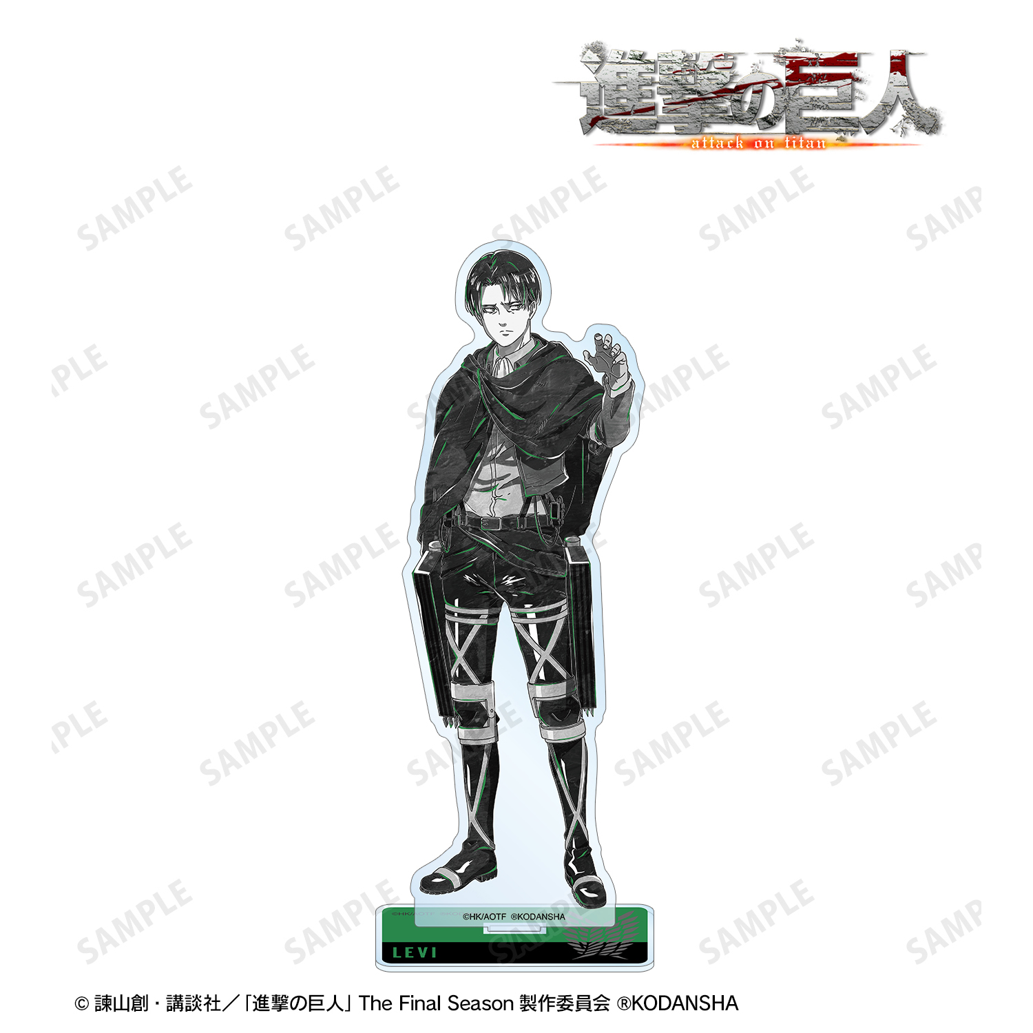 予約2025年02月】進撃の巨人 リヴァイ Ani-Art BLACK LABEL BIG