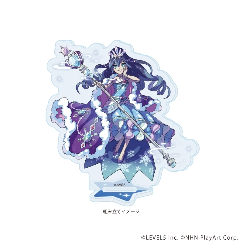 妖怪ウォッチ　ぷにぷに　ふぶき姫　アクリルキーホルダー 予約2026年02月】アクリルスタンドプレート「妖怪ウォッチ ぷにぷに