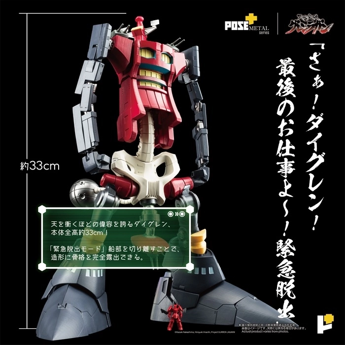 予約2026年10月】POSE+METALシリーズ 「天元突破グレンラガン