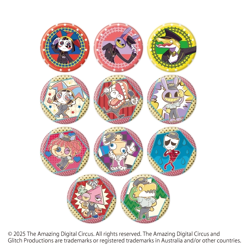 予約2026年02月】缶バッジ「アメイジング・デジタル・サーカス」01