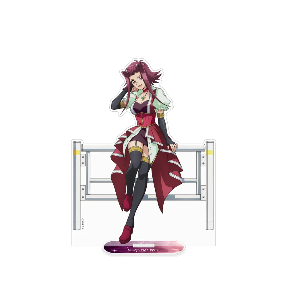 遊戯王5D's 十六夜アキ アクスタ 缶バッジ 絵馬 5点セット 新品未使用 グッズ: 遊☆戯☆王5D's 描き下ろし 十六夜アキ 65mm缶バッジ