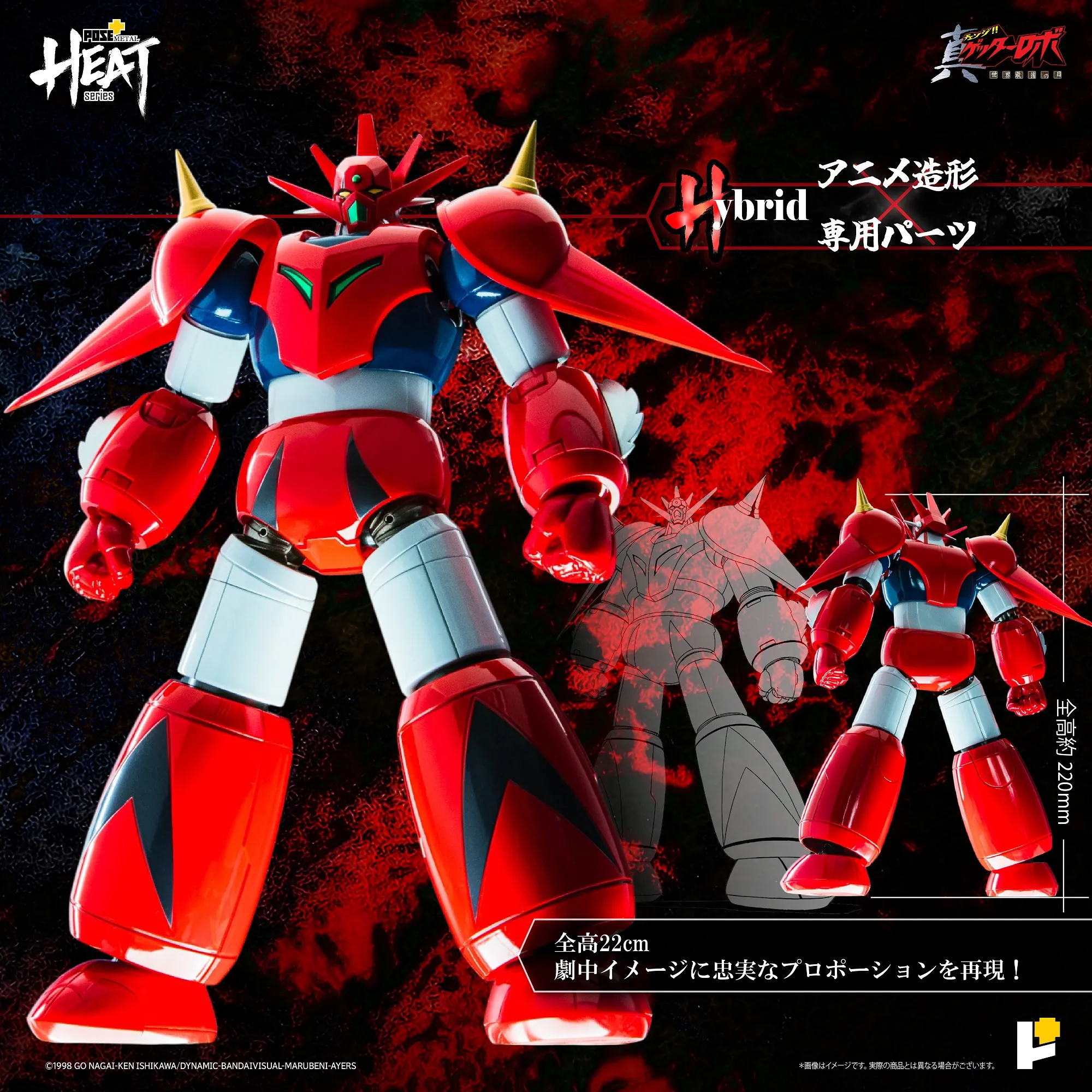 予約2025年07月】METAL HEATシリーズゲッタードラゴン (真