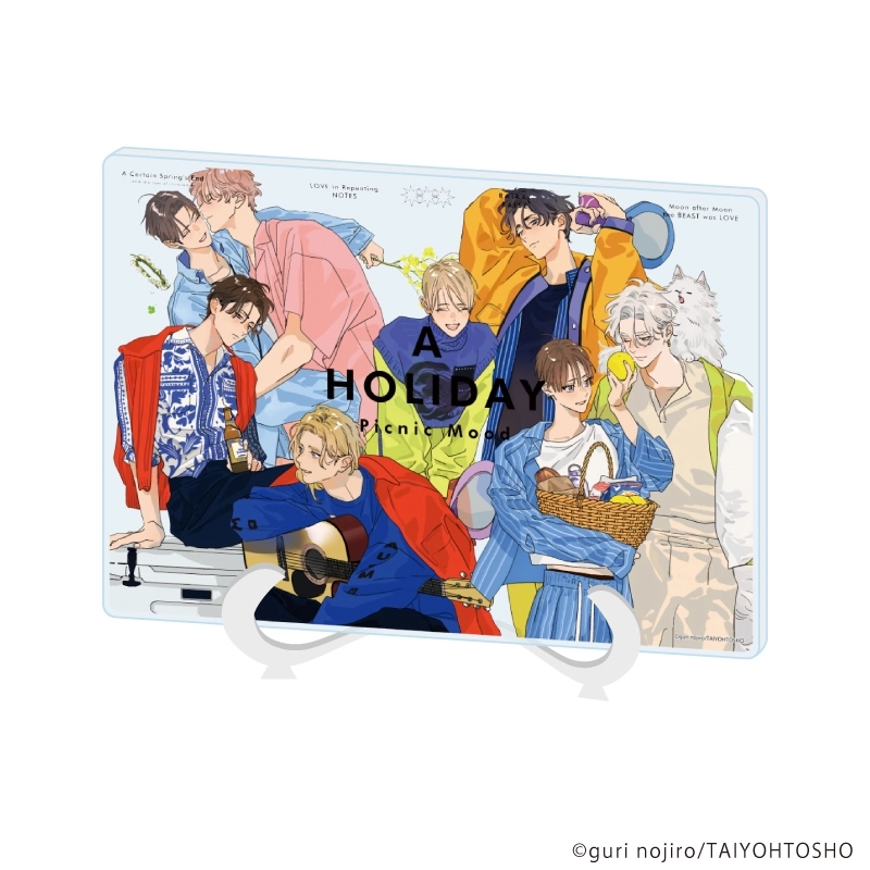 予約2026年02月】アクリルアートボード(A5サイズ)「野白ぐり A HOLIDAY