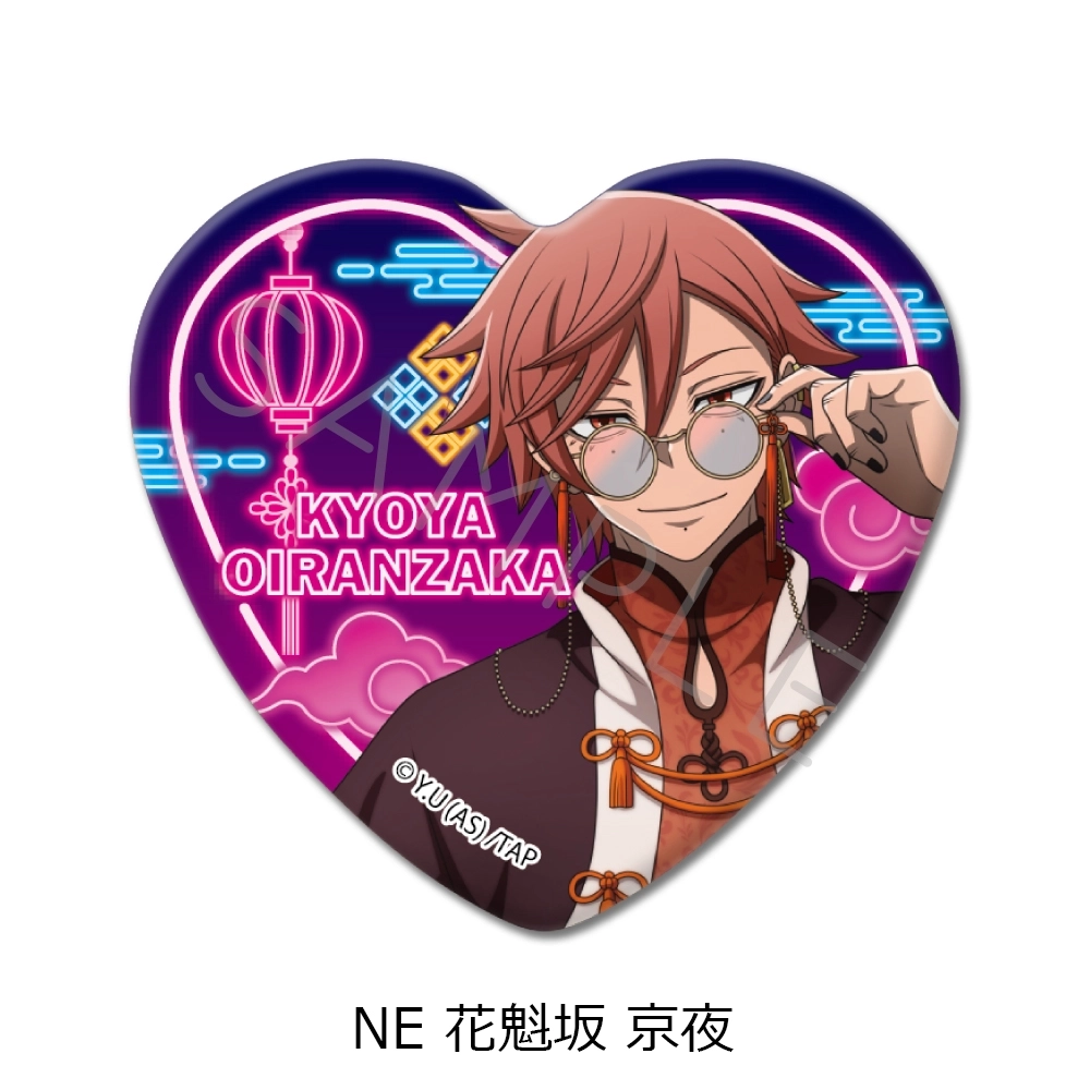 予約2026年01月】TVアニメ｢桃源暗鬼｣ハート型缶バッジ 8パック入りBOX