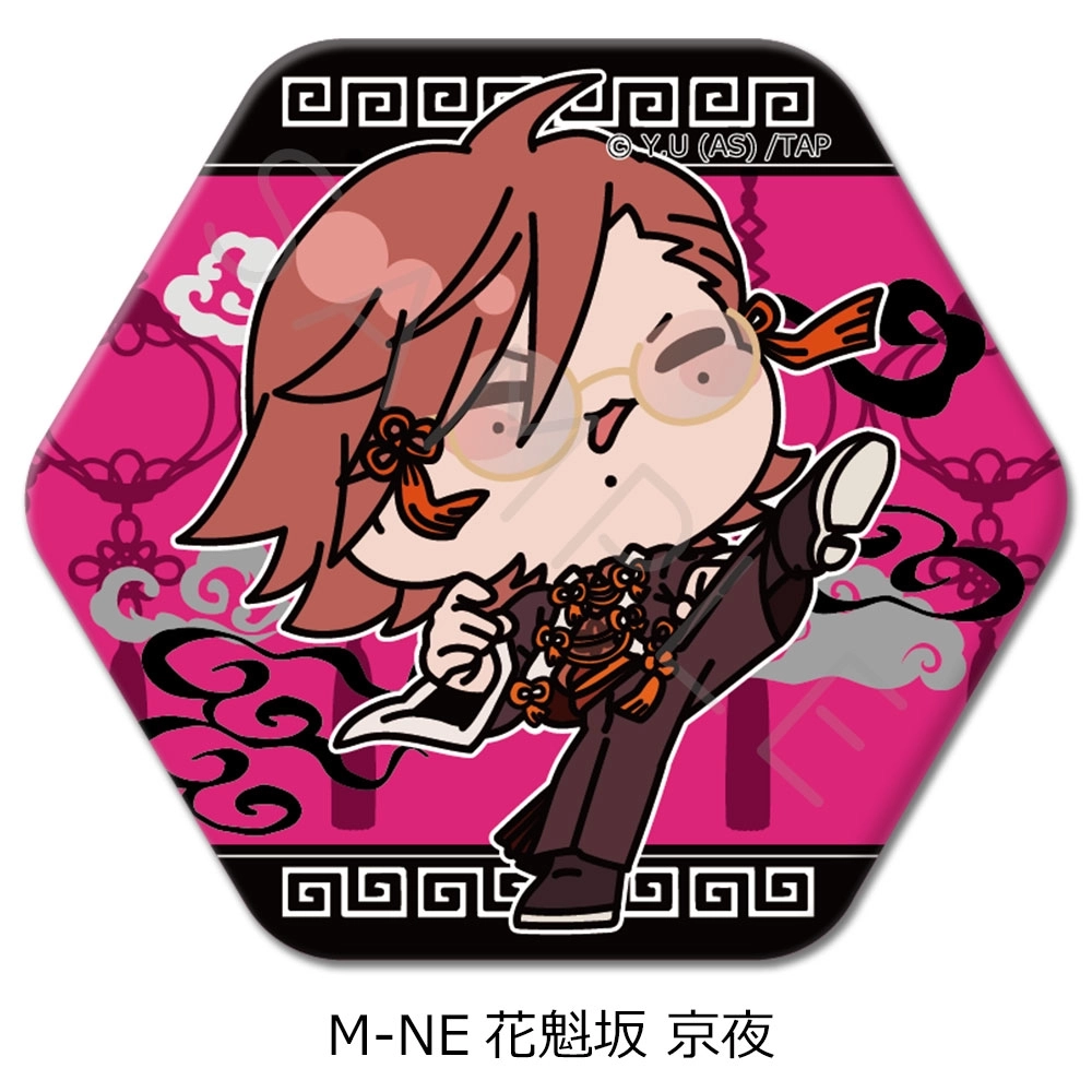予約2026年01月】TVアニメ｢桃源暗鬼｣六角形缶バッジ M-NE (花魁坂 京夜