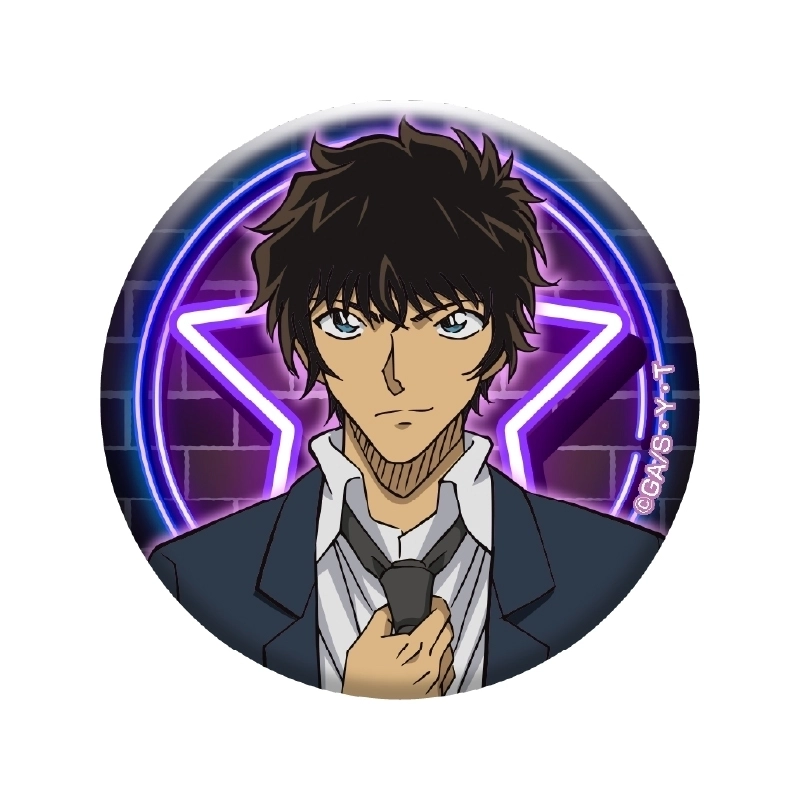 予約2026年02月】名探偵コナン グリッター缶バッジ vol.4(松田陣平