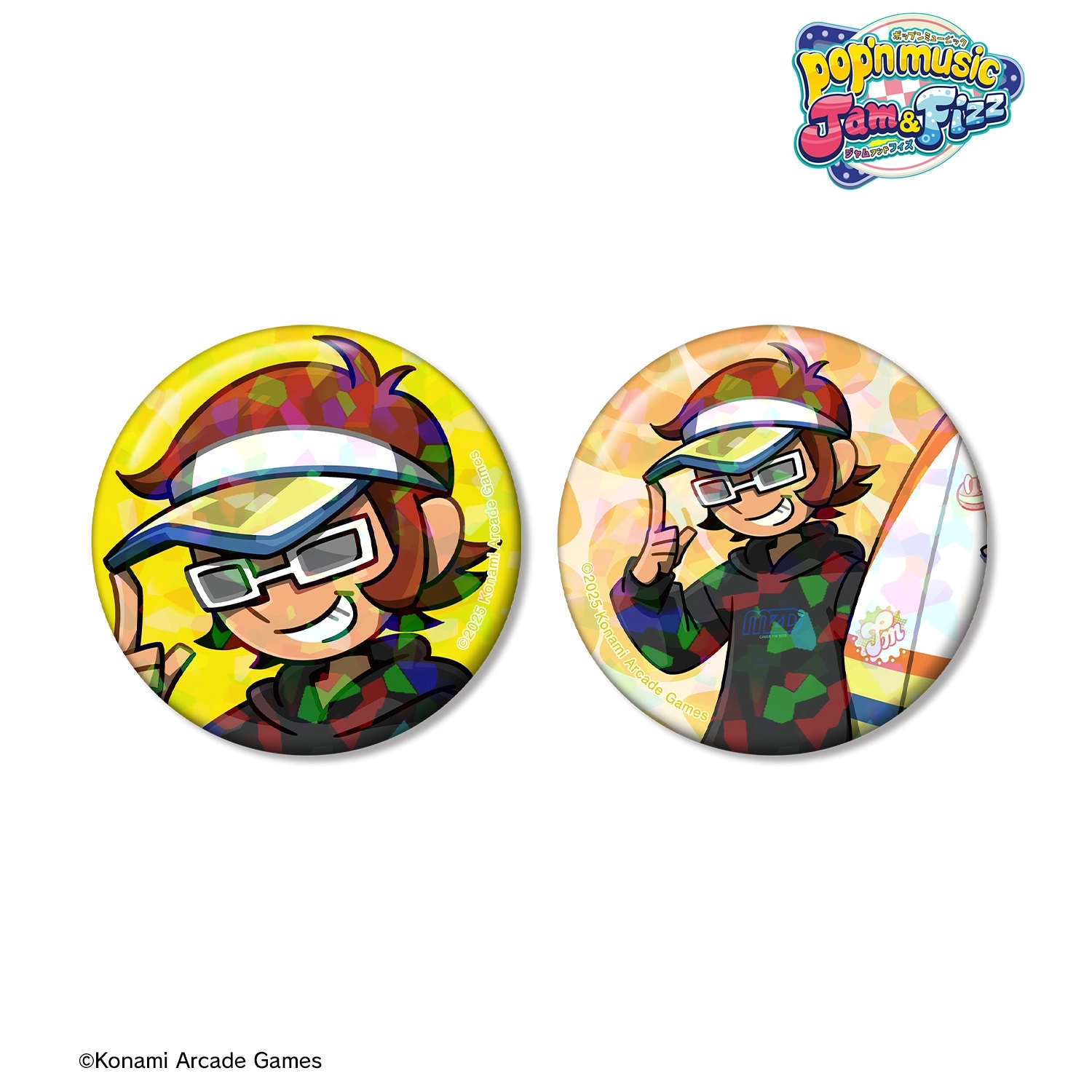 Amazon.co.jp: ポップンミュージック pop'n music 缶バッジ＆ピンズ