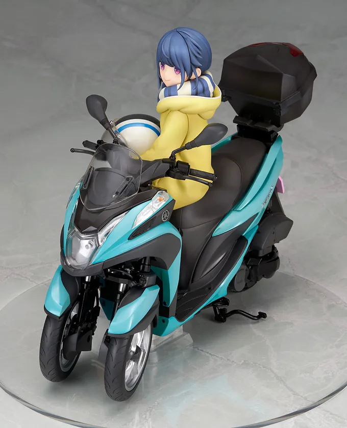 【新品未開封】ゆるキャン 志摩リン with スクーター フィギュア アルター 中古】(本体A/箱B)ゆるキャン△ 志摩リン with スクーター 1/10