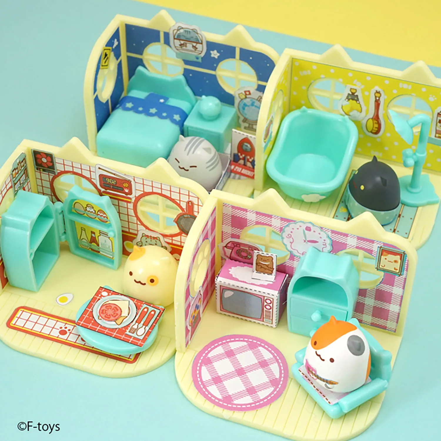 予約2025年04月】ねこさんのおうち3 10パック入りBOX エフトイズ