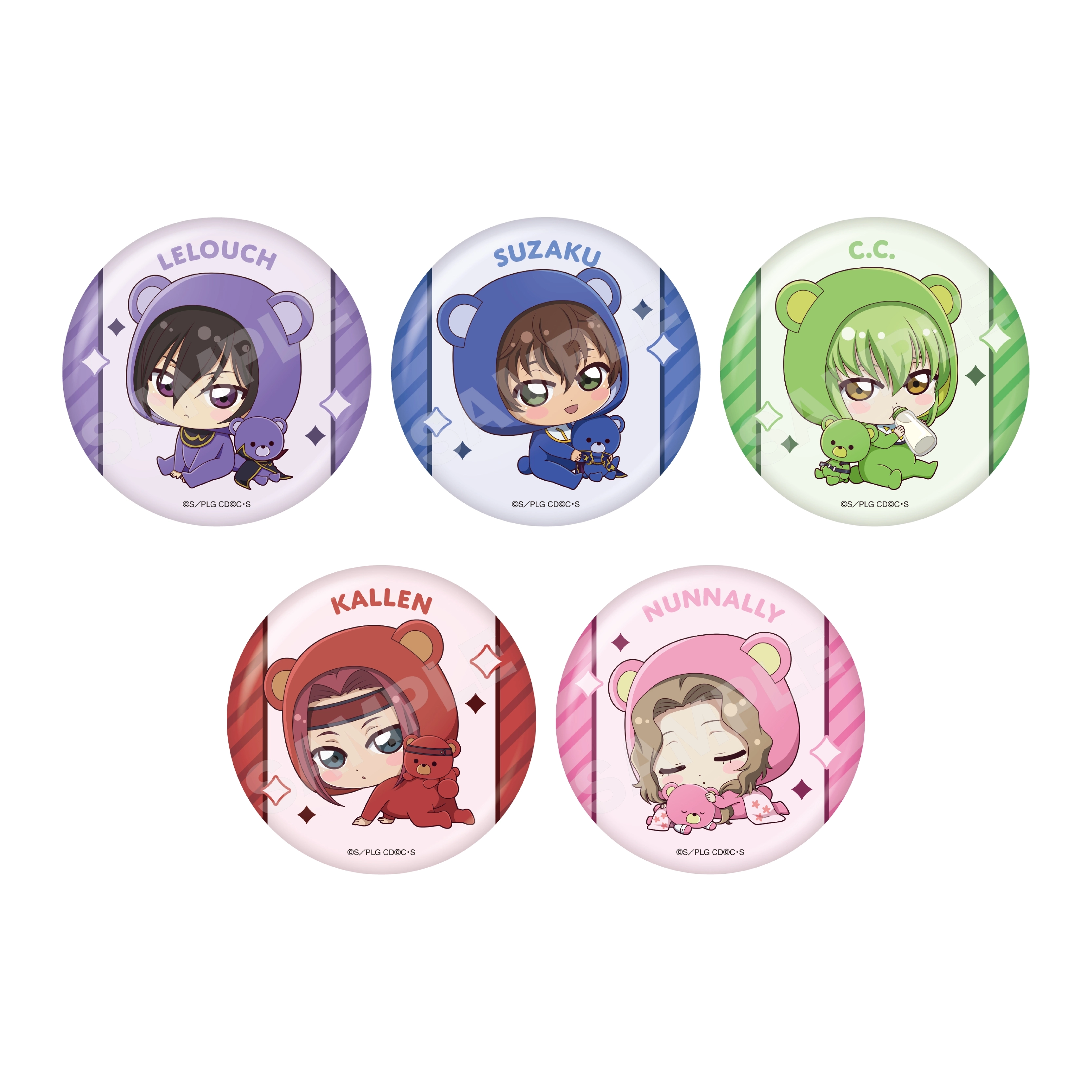 予約2026年02月】コードギアス 反逆のルルーシュ ばぶme 缶バッジ 01