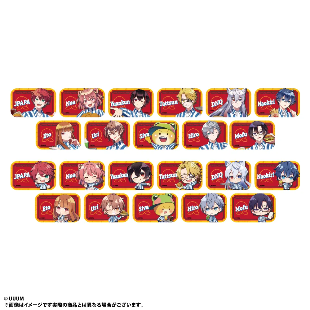 予約2025年02月】カラフルピーチ トレーディング缶バッジ