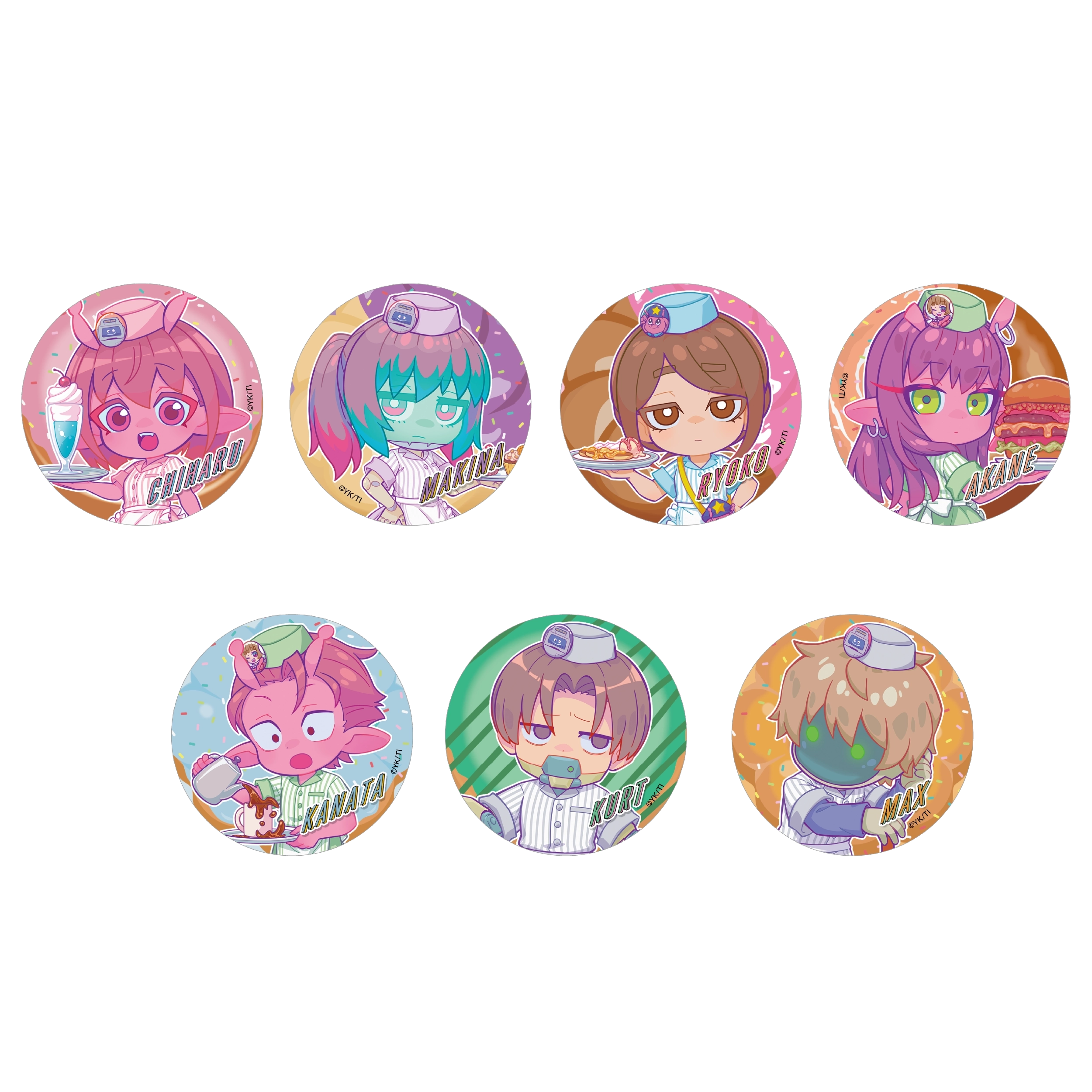 予約2026年02月】銀河特急 ミルキー☆サブウェイ キャラバッジ