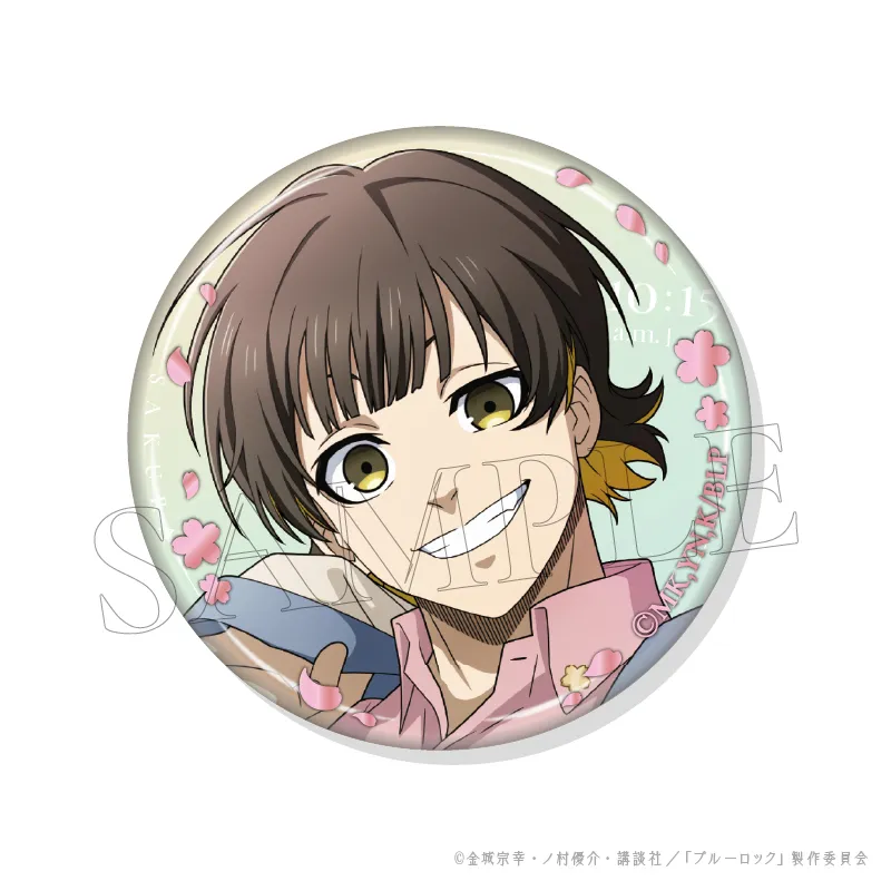 ブルーロック SAKURA トレーディング箔押し缶バッジ 蜂楽10個セット ブルーロック トレーディング箔押し缶バッジ 10個入り1BOX