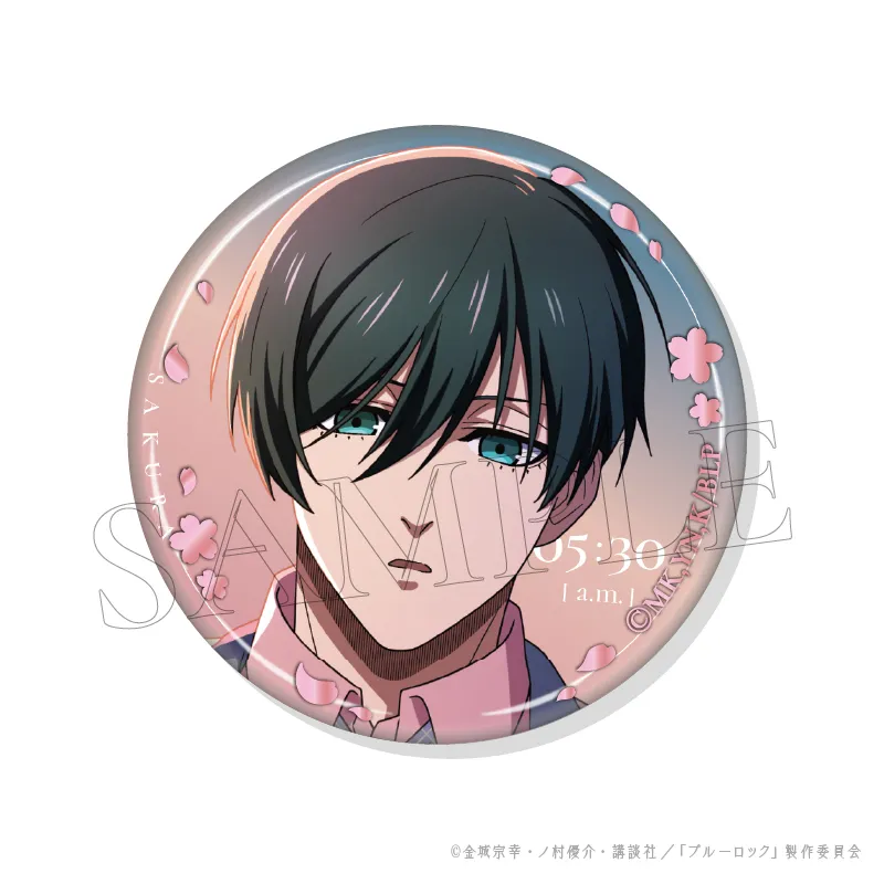 ブルーロック SAKURA トレーディング箔押し缶バッジ 蜂楽10個セット ブルーロック トレーディング箔押し缶バッジ 10個入り1BOX