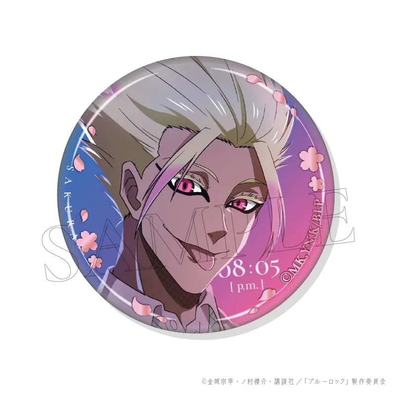 ブルーロック SAKURA トレーディング箔押し缶バッジ 千切10個セット ブルーロック トレーディング箔押し缶バッジ 10個入り1BOX