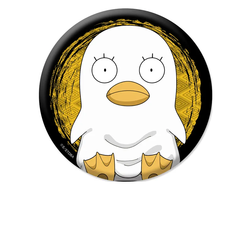 予約2025年02月】銀魂 ぺたん娘缶バッジ vol.1 エリザベス ペンギン