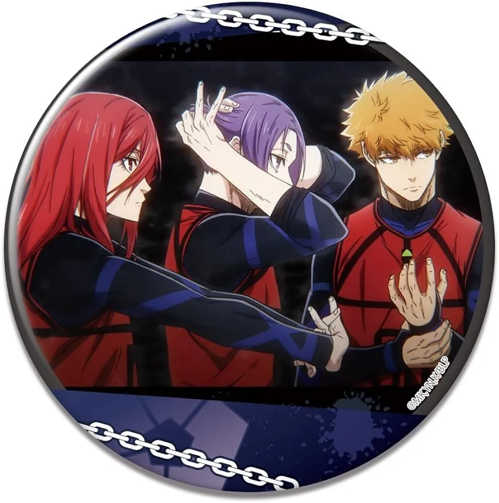 予約2025年07月】「ブルーロック」 缶バッジ デザイン53(チームレッド