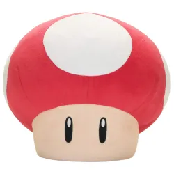 【送料無料】スーパーマリオ 座れるぬいぐるみ スーパーキノコ 【予約４月下旬】