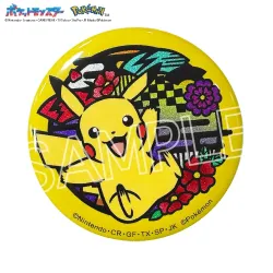 ポケットモンスター 切り絵シリーズ キラキラ缶バッジ ピカチュウ ツインクル