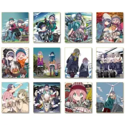 【予約2021年3月】ゆるキャン△ トレーディングミニ色紙 原作版 12個入りBOX ホビーストック