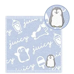 ジューシーなペンギン 抗菌ジャガードミニタオル カミオジャパン
