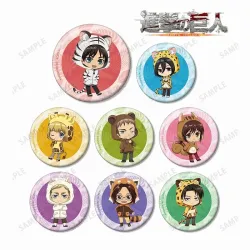 進撃の巨人 トレーディング 調査兵団 ちびキャラ 缶バッジ  アルマビアンカ