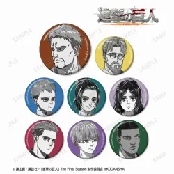 進撃の巨人 トレーディング Ani-Art BLACK LABEL 缶バッジ ver.B BOXアルマビアンカ