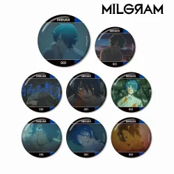MILGRAM -ミルグラム- トレーディング MV 缶バッジ ハルカ『全知全悩』 1BOX8個入り アルマビアンカ