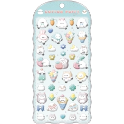 【お一人様１点】【在庫】  コットンパフィーシール シマエナガ　クラックス