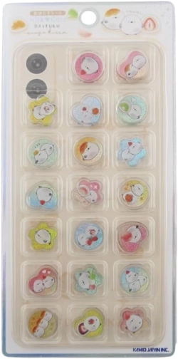 【お一人様１点】【在庫】  カミオジャパン  KIRACOROおはじきシール だいふくエナガ