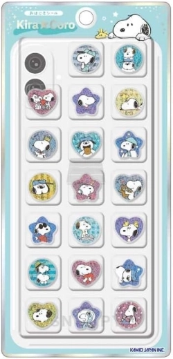 【お一人様１点】【在庫】  カミオジャパン  KIRACOROおはじきシール スヌーピー