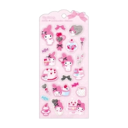 【在庫】   サンリオ ジュエルマシュマロステッカーズ ピンクティータイム マイメロディ ティーズファクトリー