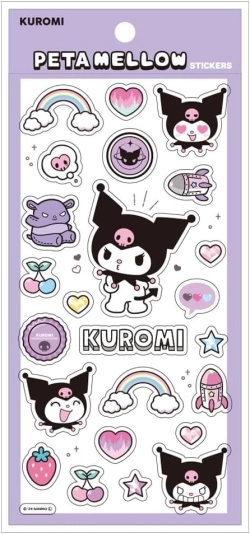 【在庫】   サンリオ ペタメロウステッカー クロミ　ティーズファクトリー