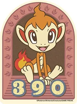 ポケットモンスタートラベルステッカー レトロステッカーコレクション 14.ヒコザル  エンスカイ