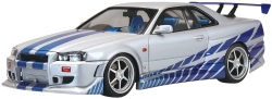 【予約2026年08月】ムービーメカ No.WS-02 1/24 ワイルド・スピード R34 スカイライン GT-R アオシマ