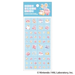 【在庫 】カミオジャパン  星のカービィ カービィwithフレンズ ドロップブロックシール 【発送まで１週間程度かかる場合がございます】