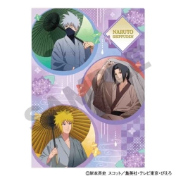 【予約2026年06月】NARUTO-ナルト- 疾風伝 シングルクリアファイル カカシ＆イタチ＆ミナト 五月雨 クラックス